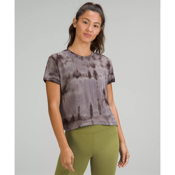 Lululemon Pants - Lululemon Train to Be Short Sleeve Shirt in Purple